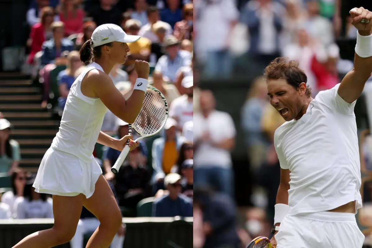 Nadal y Swiatek debutan con victoria en Wimbledon (1), 