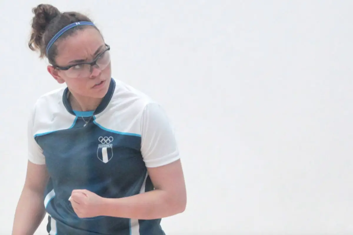 Raquetbolista guatemalteca Ana Gabriela Martínez - COG