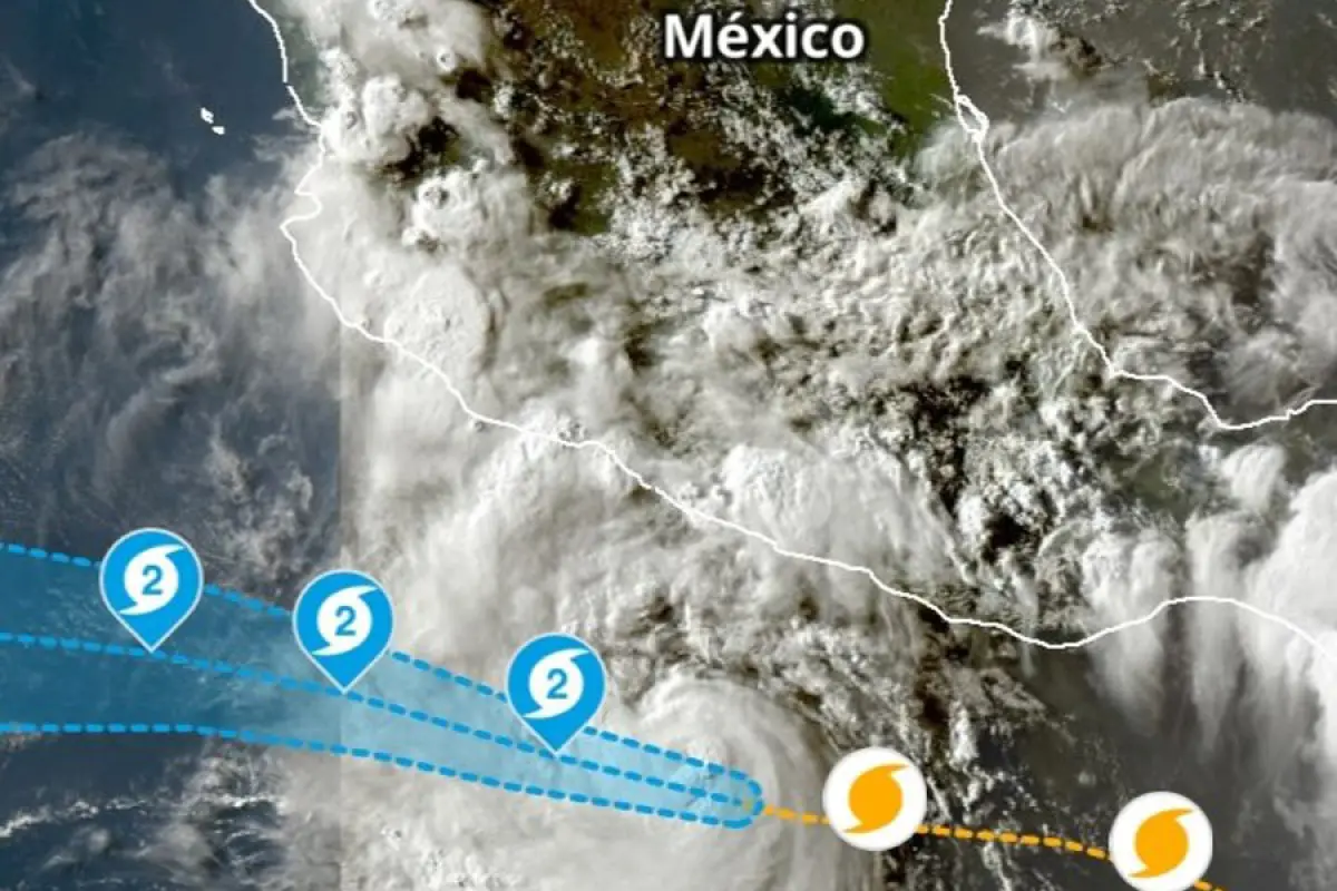 Huracán Bonnie es categoría 2 en México, 