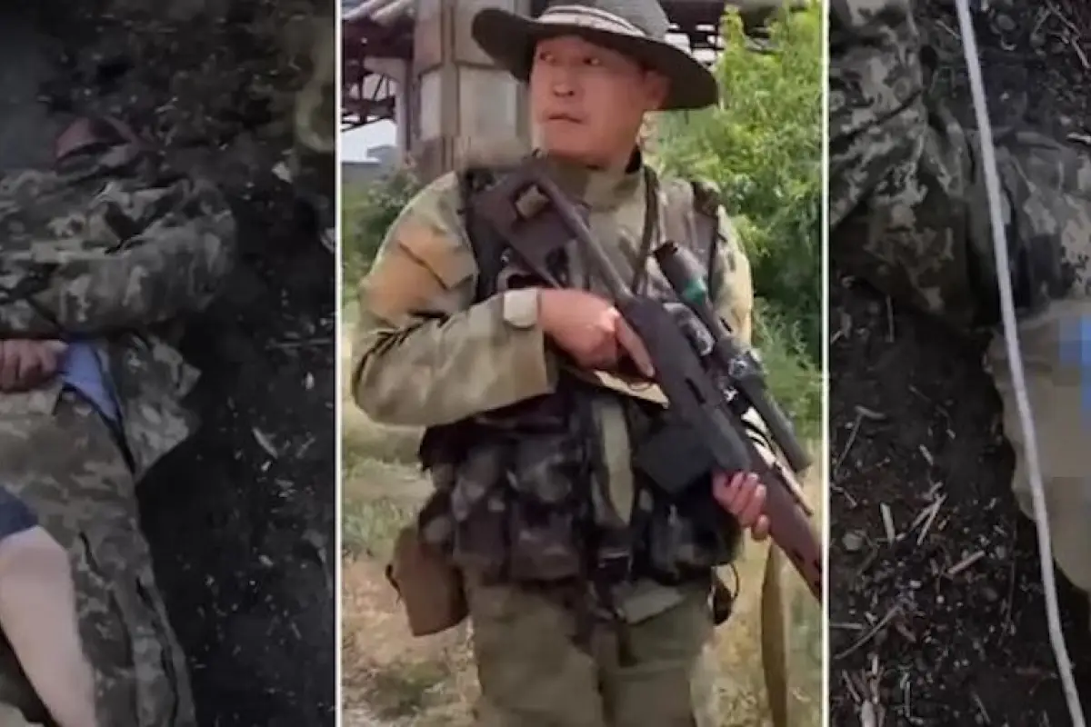 Circulan videos que muestran a supuestos militares rusos castrando y matando a soldado ucraniano-, 