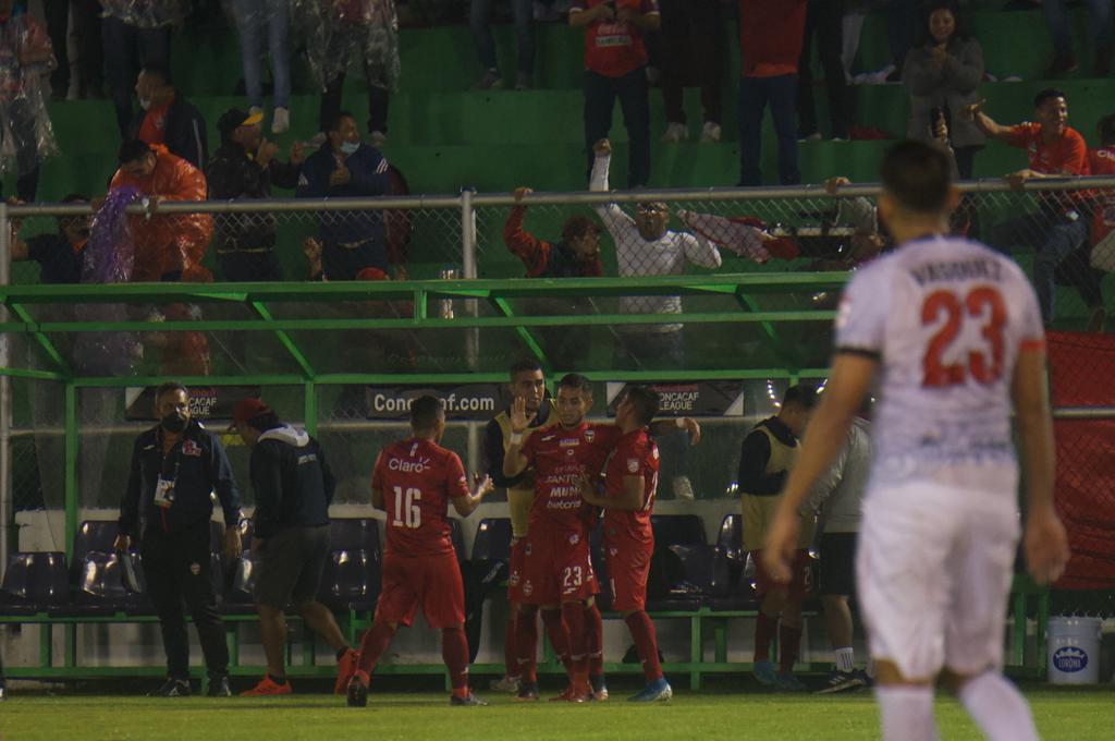 Celebración de Malacateco ante Sporting San Miguelito | 