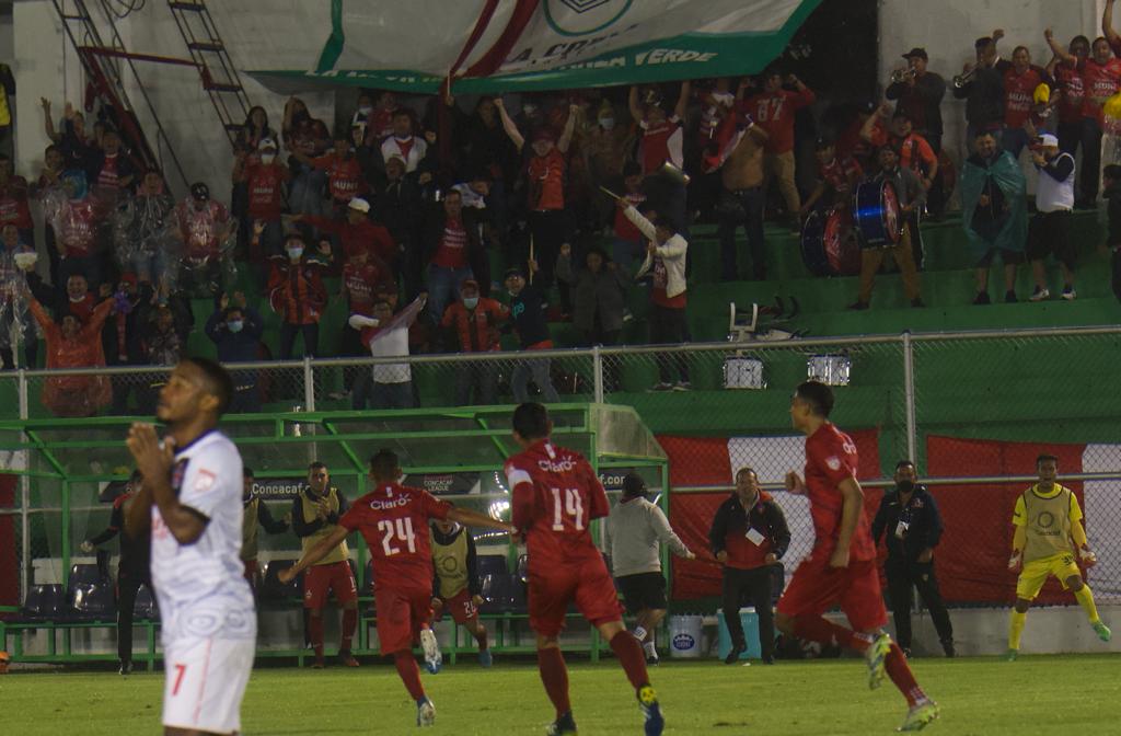 Celebración de Malacateco ante Sporting San Miguelito | 