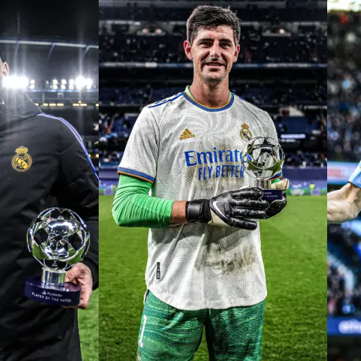 Benzema, Courtois, De Bruyne nominados a Jugador del Año de la UEFA ,