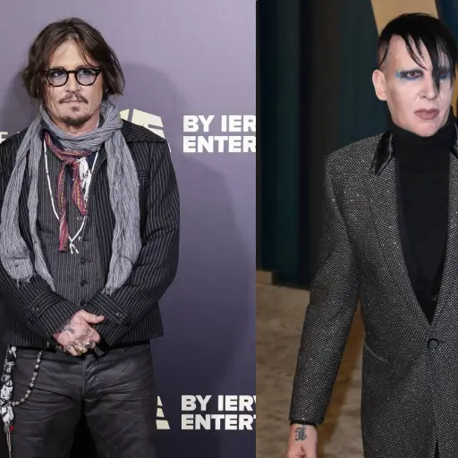 Johnny Depp y Marilyn Manson1 ,
