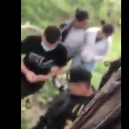 Captura de pantalla video de Twitter. 