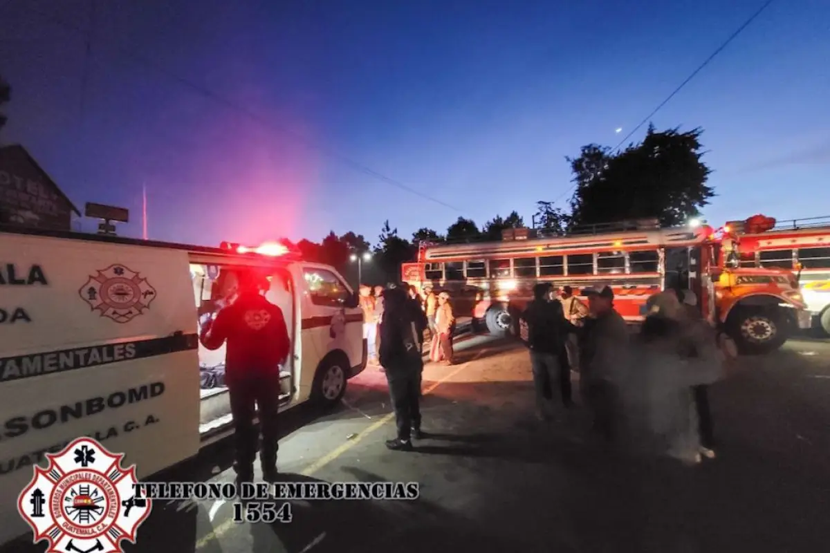 Foto: Bomberos Municipales Departamentales. 