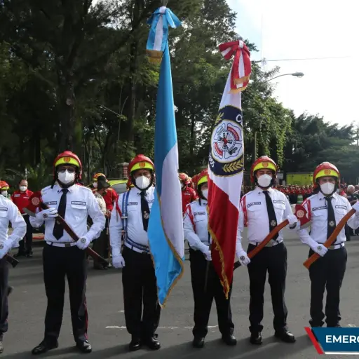 Desfile de los Bomberos Municipales. / Foto: CBM