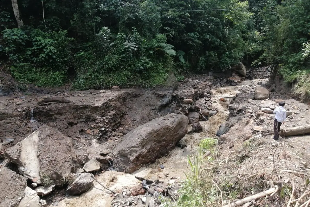 Ruta a La Unión, Zacapa, una de las más afectadas por las lluvias, 