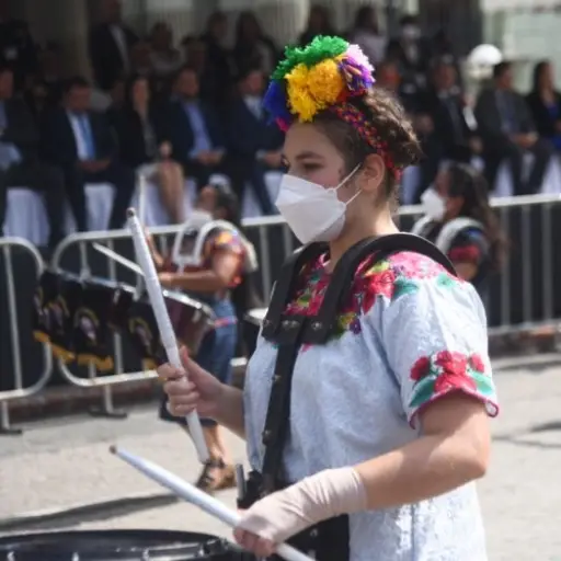 Desfile Escolar de Independencia. / Foto: Omar Solís
