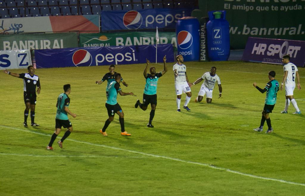 Celebración de Antigua GFC ante Comunicaciones | 