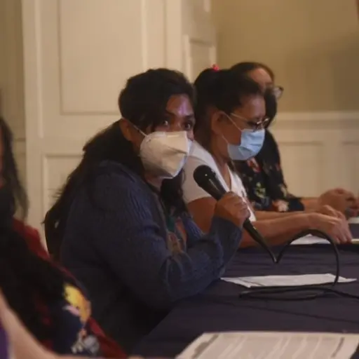 Conferencia de organizaciones de sociedad civil y comunitarias de mujeres. / Foto: Omar Solís