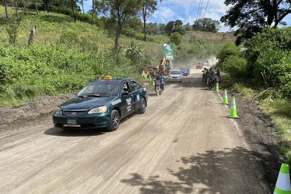 Paso habilitado en San Pedro Ayampuc. / Foto: Municipalidad San Pedro Ayampuc