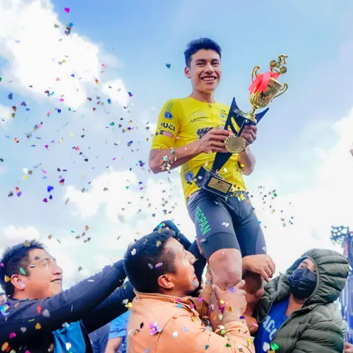 Wilson Chonay, ciclista guatemalteco - Municipalidad de Santa Apolonia