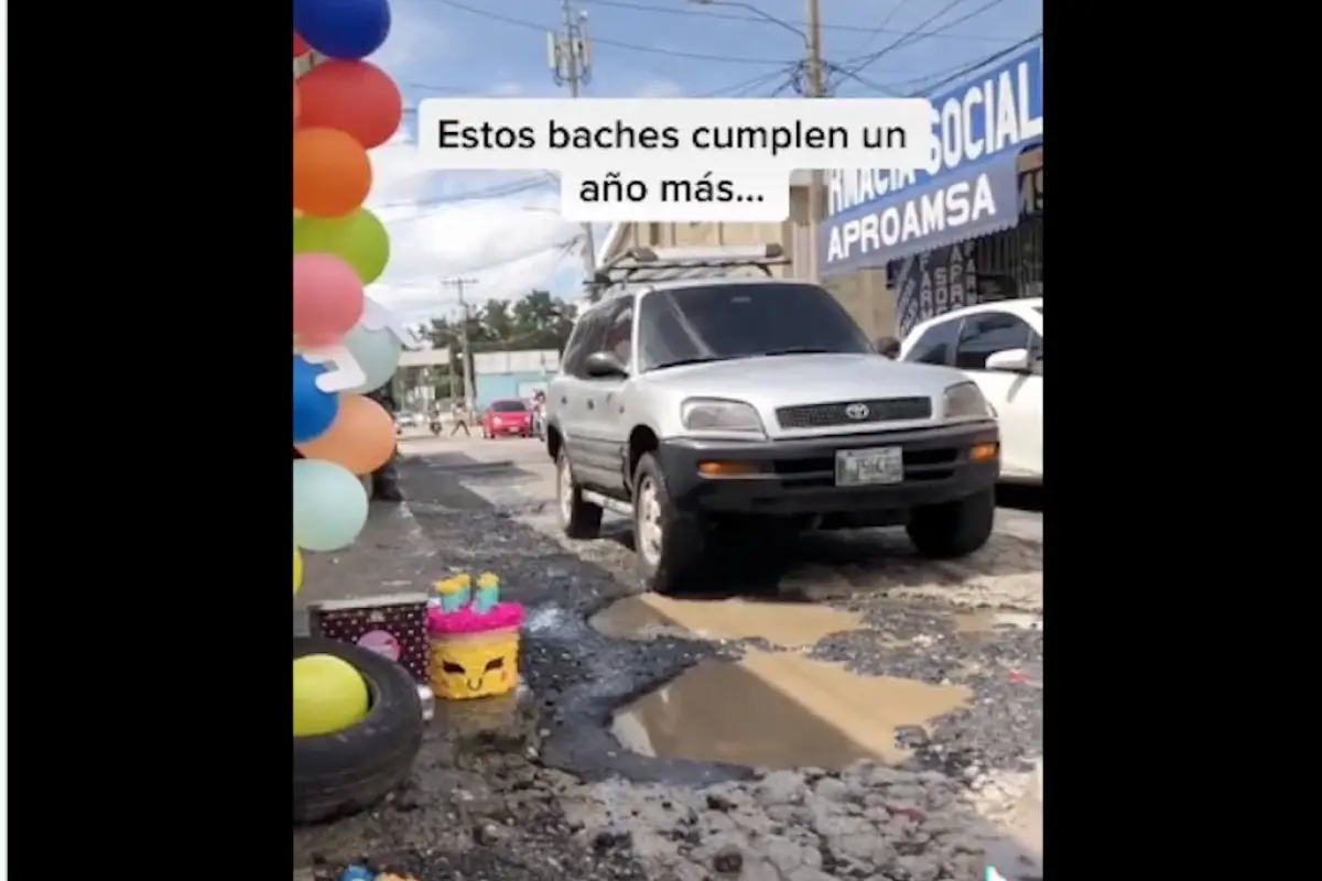 Captura de pantalla video de TikTok.