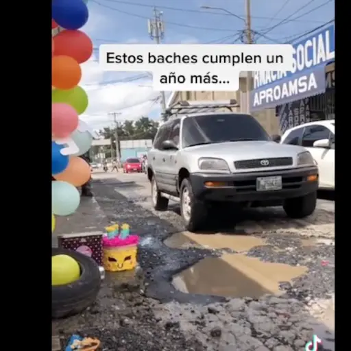 Captura de pantalla video de TikTok.