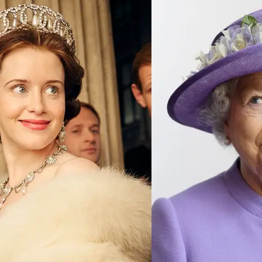 The Crown Reina Isabel II ,