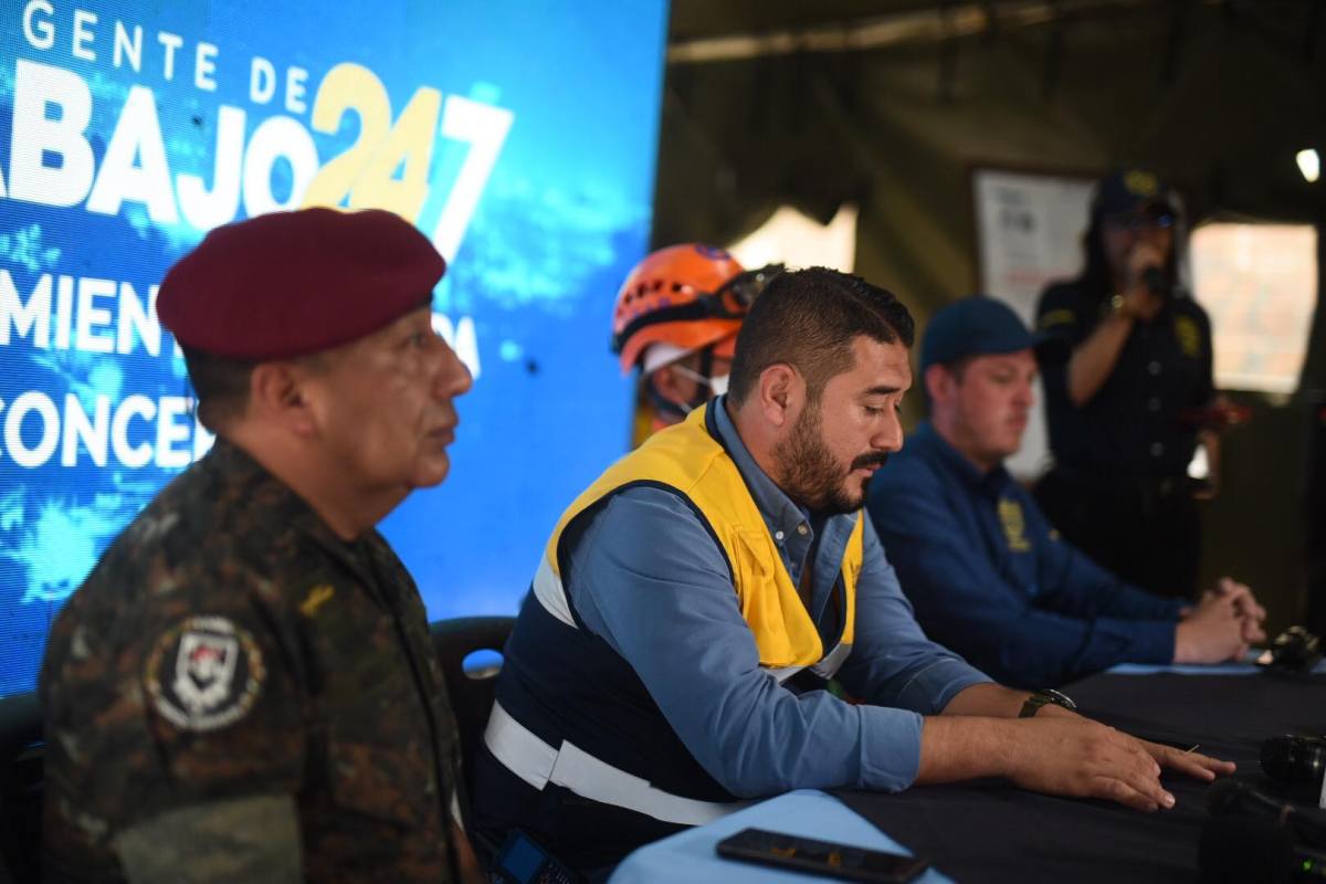 Explican acciones implementadas tras hundimiento en Villa Nueva