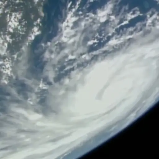 Huracan Ian es captado desde el espacio por la Estacion Espacial Internacional ,
