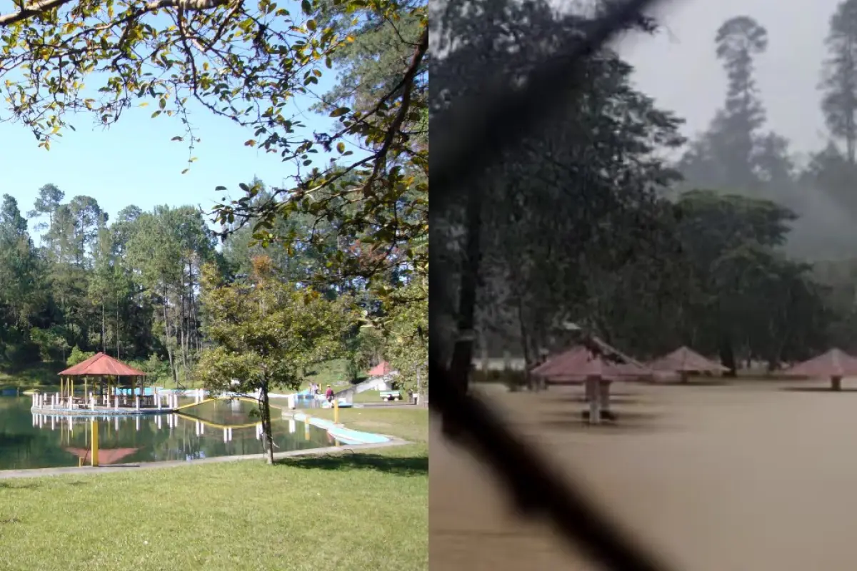 Balneario en Alta Verapaz queda bajo el agua, 