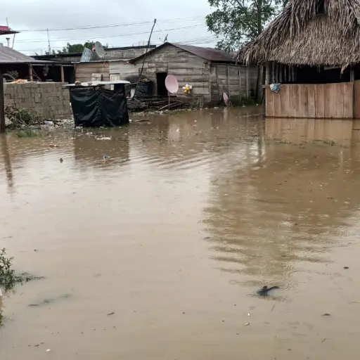 Inundación en aldea Chilasco, Salamá, Baja Verapaz. Foto: Conred