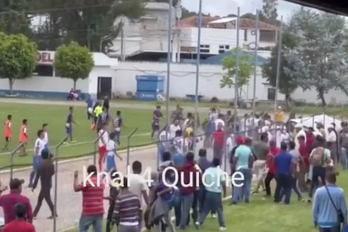 Personas heridas tras final en el estadio de Santa Cruz del Quiché, 