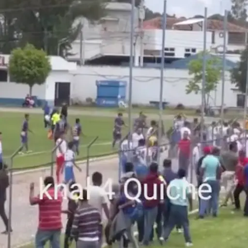 Personas heridas tras final en el estadio de Santa Cruz del Quiche ,