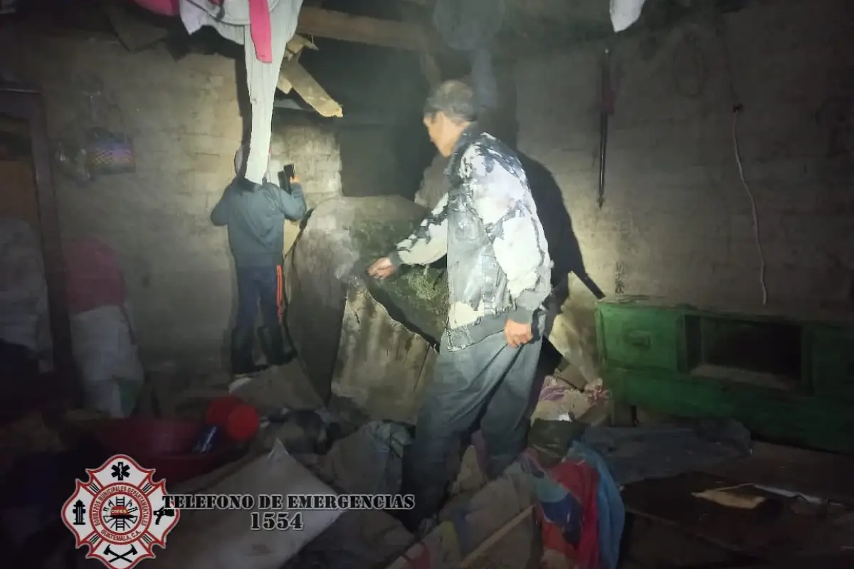 Un niño fallece en casa en Concepción Tutuapa, San Marcos. / Foto: Bomberos Municipales Departamentales