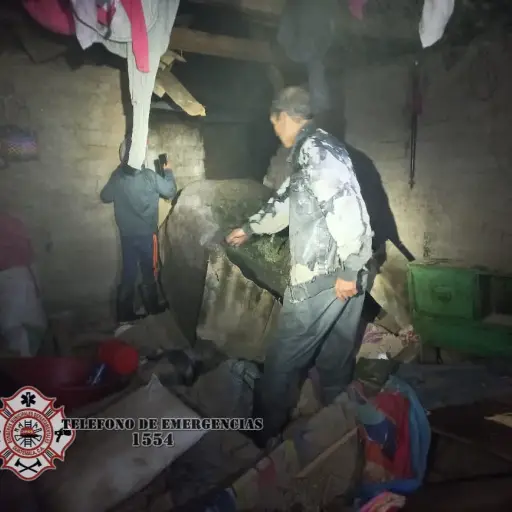 Un niño fallece en casa en Concepción Tutuapa, San Marcos. / Foto: Bomberos Municipales Departamentales