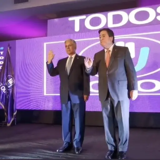 Binomio presidencial de Todos, Ricardo Sagastume Morales y Mario Guillermo González. / Foto: Cortesía