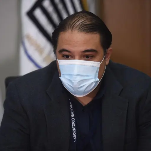 César Conde, jefe del Laboratorio Nacional de Salud. Foto: Edwin Bercián/EU