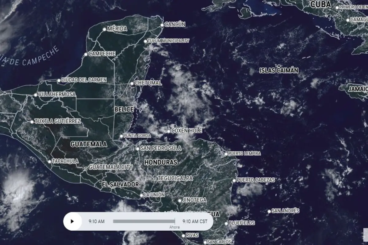 Mapa de Guatemala. / Foto: www.accuweather.com