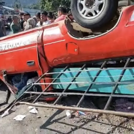 Accidente en la ruta Cito-Zarco. / Foto: Cortesía