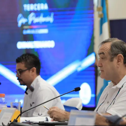 Presidente Alejandro Giammattei durante la tercera Gira Presidencial. / Foto: SCSP