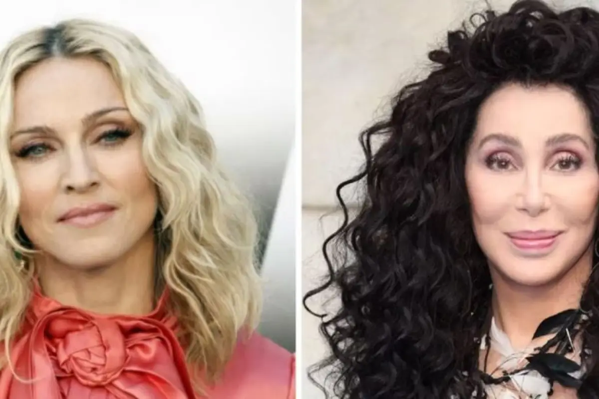 Cher Madonna novios jovenes comparación, 