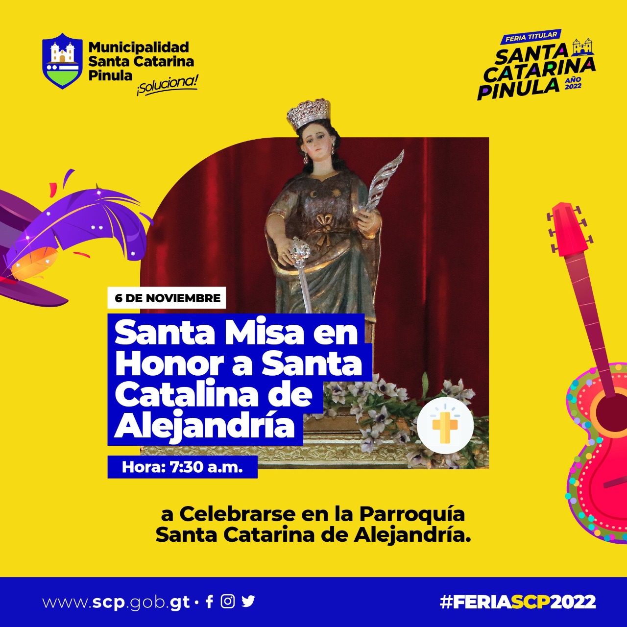 Actividades en honor a la patrona Santa Catalina de Alejandría- | 