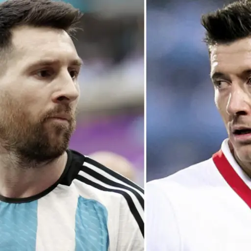 El origen de la bronca entre Messi y Lewandowski ,