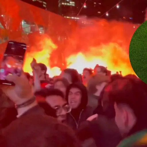 Australia celebra en las calles el pase a octavos de final (1) ,