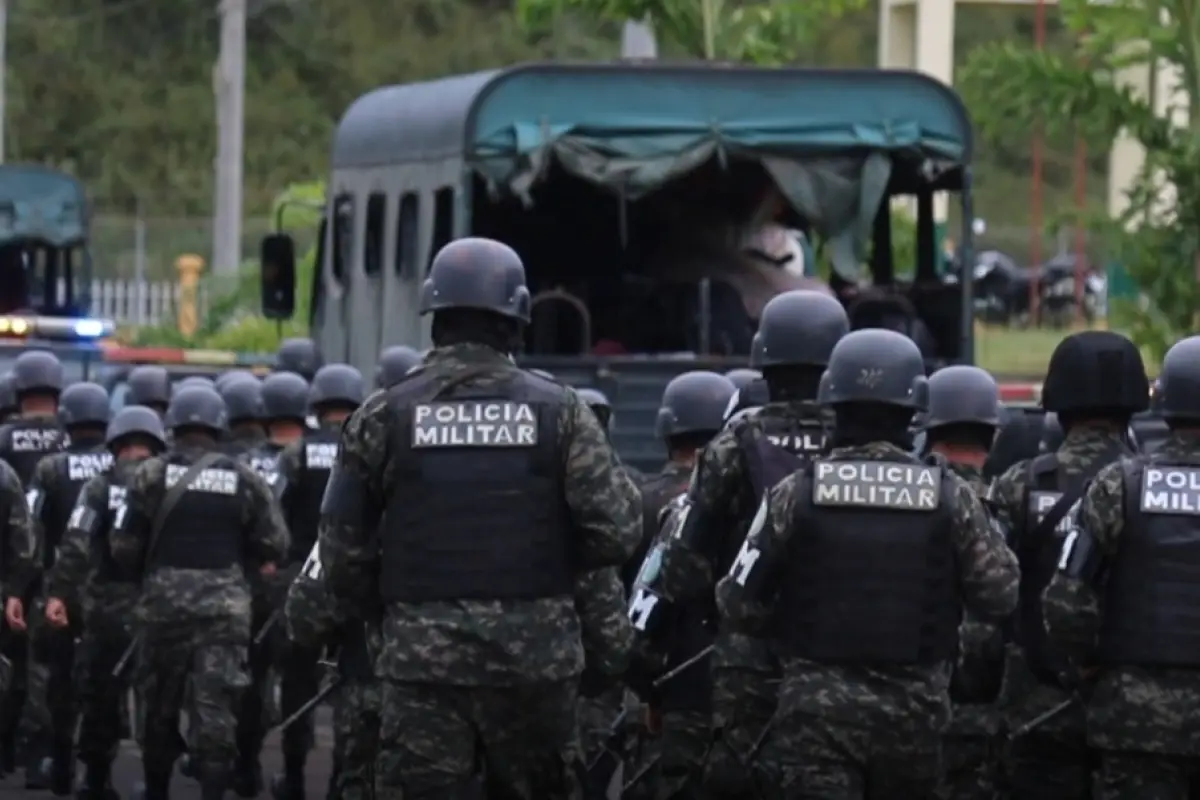 Integrantes de la Policía Militar de Orden Público. / Foto: @PMOPHN