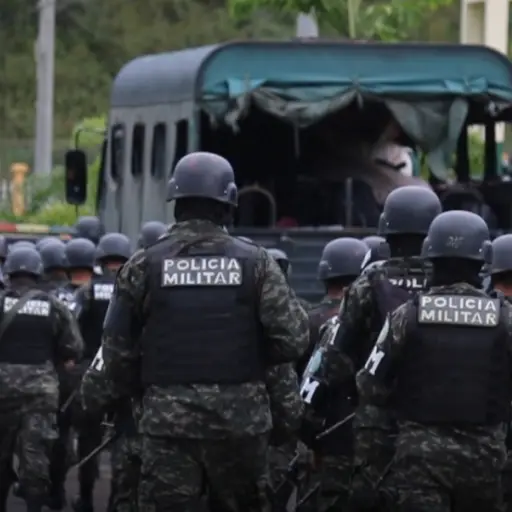 Integrantes de la Policía Militar de Orden Público. / Foto: @PMOPHN