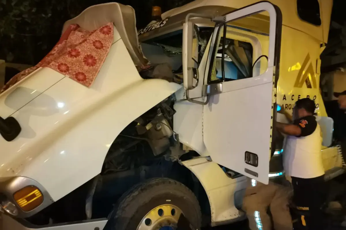 Accidente en Km. 34.5 de la ruta al Pacífico. Foto: Bomberos Voluntarios