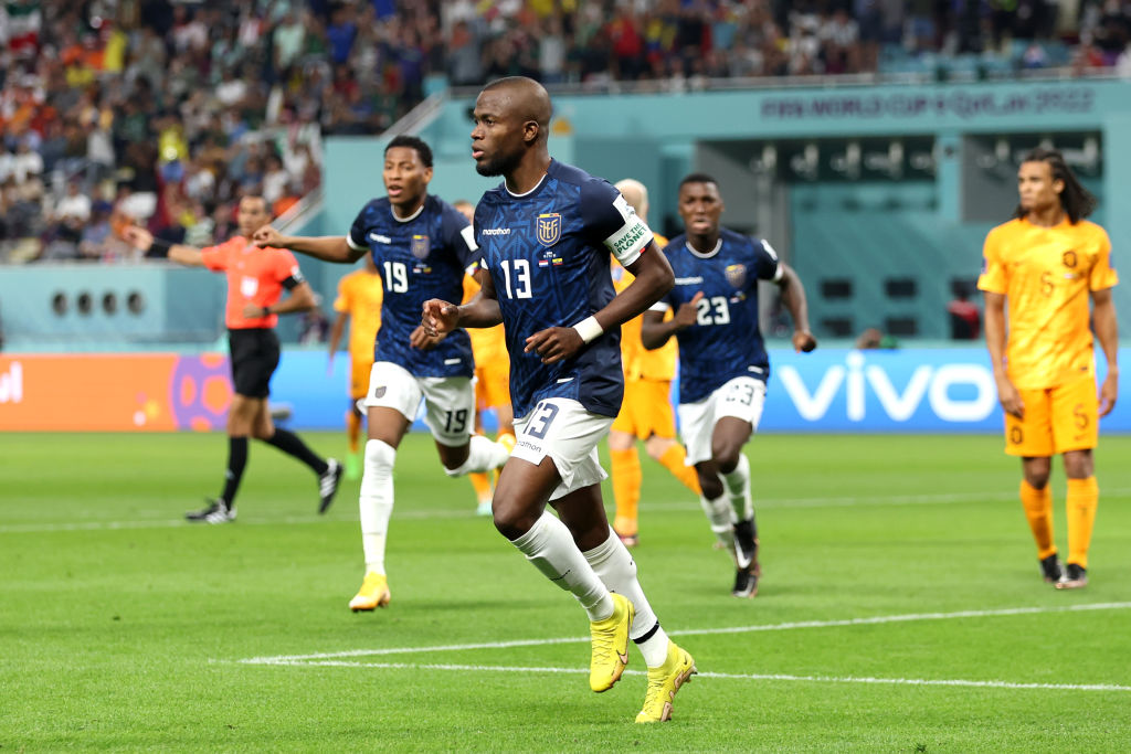 Celebración de Enner Valencia ante Países Bajos | 