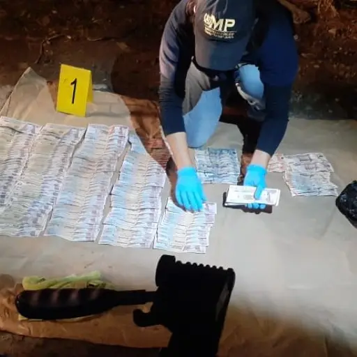 Incautan más de 25 mil quetzales en San Juan Sacatepéquez. / Foto: PNC