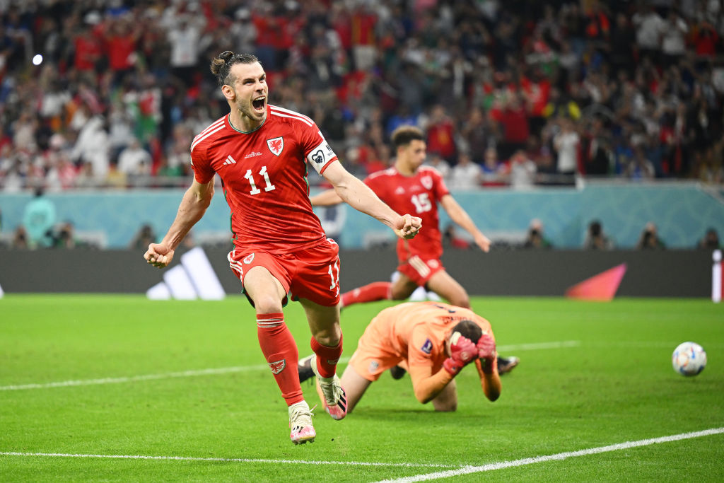 Celebración de Gareth Bale ante Estados Unidos | 