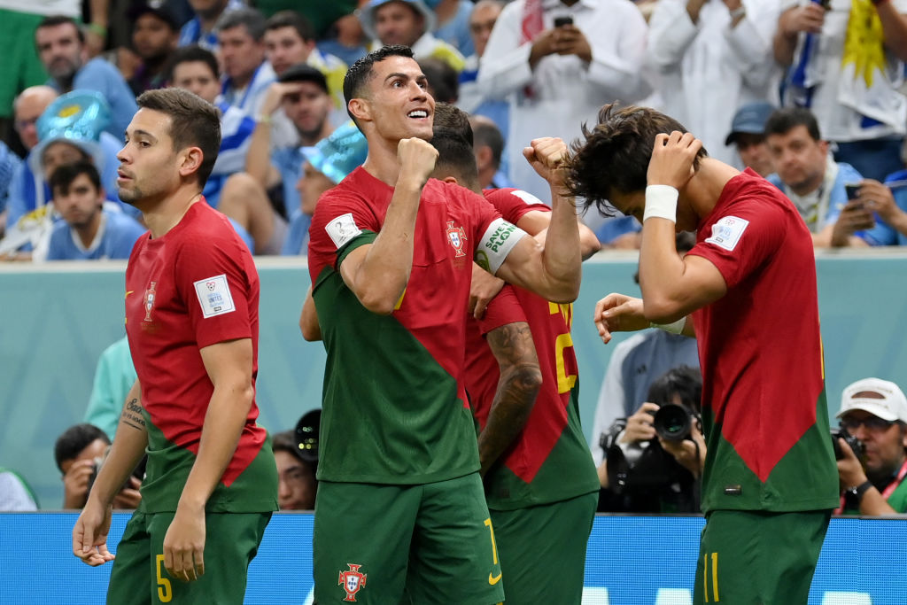 Anotación de Portugal ante Uruguay | 