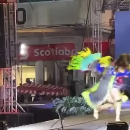 Concursante se electrocuta con un micrófono en pleno certamen de belleza ,