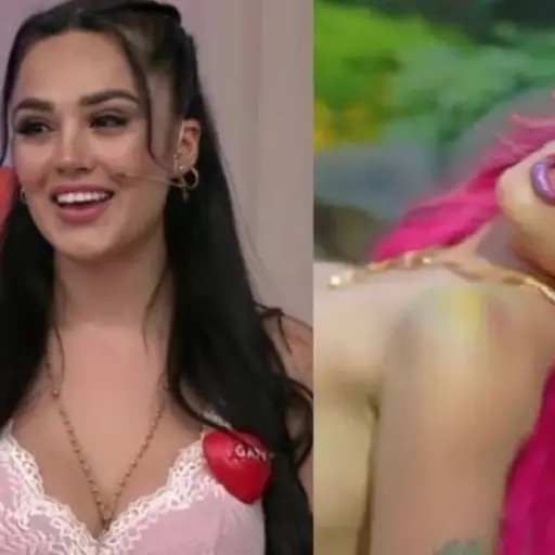 Briela Sanz lencería transparente ,