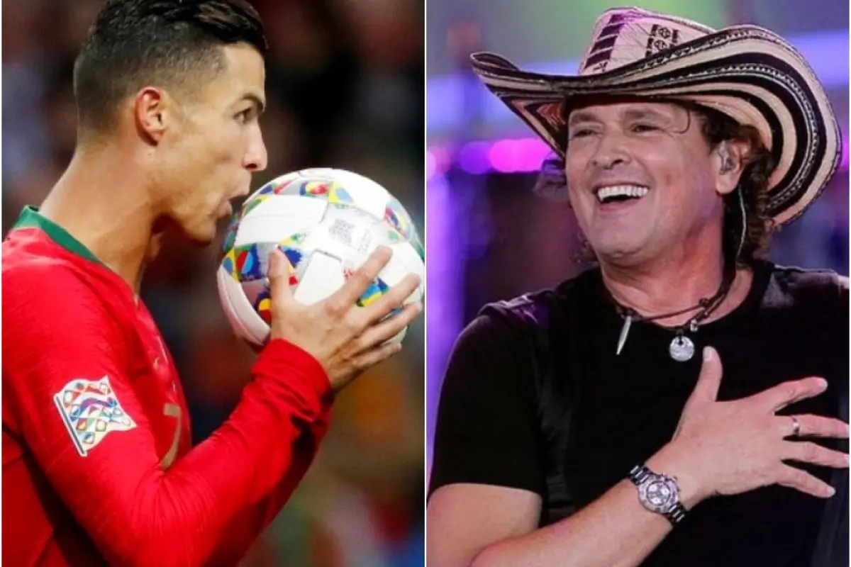Carlos Vives dedica emotivo mensaje a Cristiano Ronaldo, 