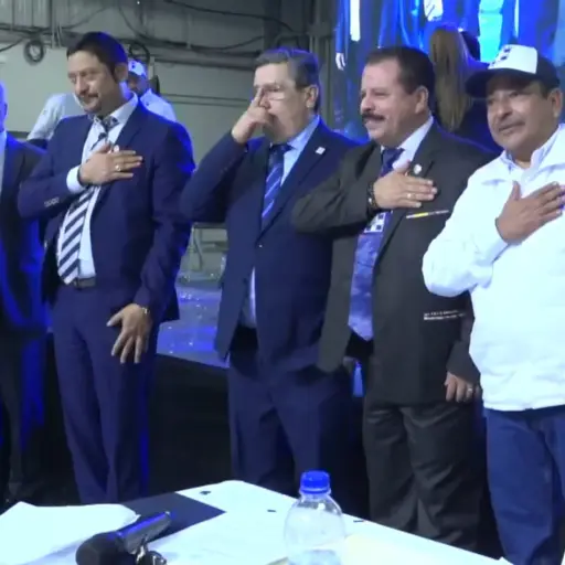 El binomio del Partido Humanista es el diputado Rudio Lecsan Mérida Herrera (presidencia) y Rubén Darío Rosales (vicepresidencia). / Foto: Cortesía