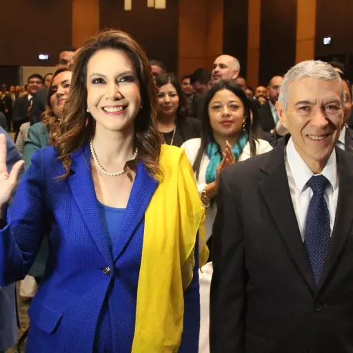 La coalición Valor-Partido Unionista proclama al binomio presidencial. / Foto: Cortesía
