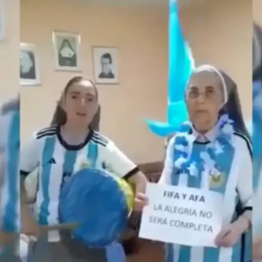 Las monjas que son furor por su apoyo a Argentina ,